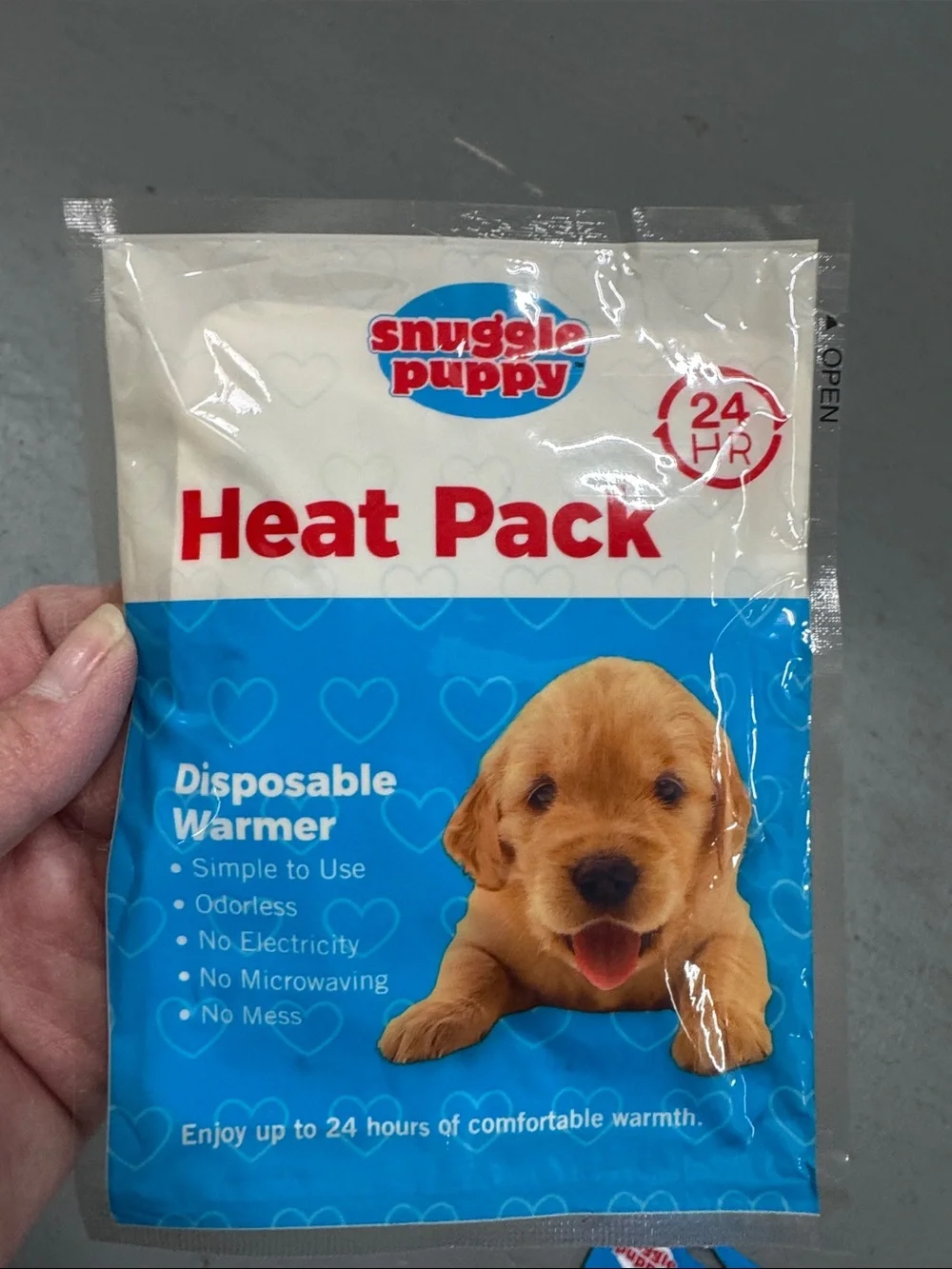 Snuggle Puppy Plush Calming Toy with 4 extra Heat Packs for Dogs & Puppies NEW
